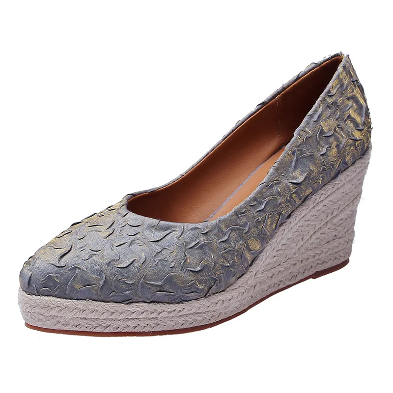 8cm, 34-42 사이즈, 통기성이 좋고 편안한 플로 - Wedge Espadrille Women 리뷰 및 가격