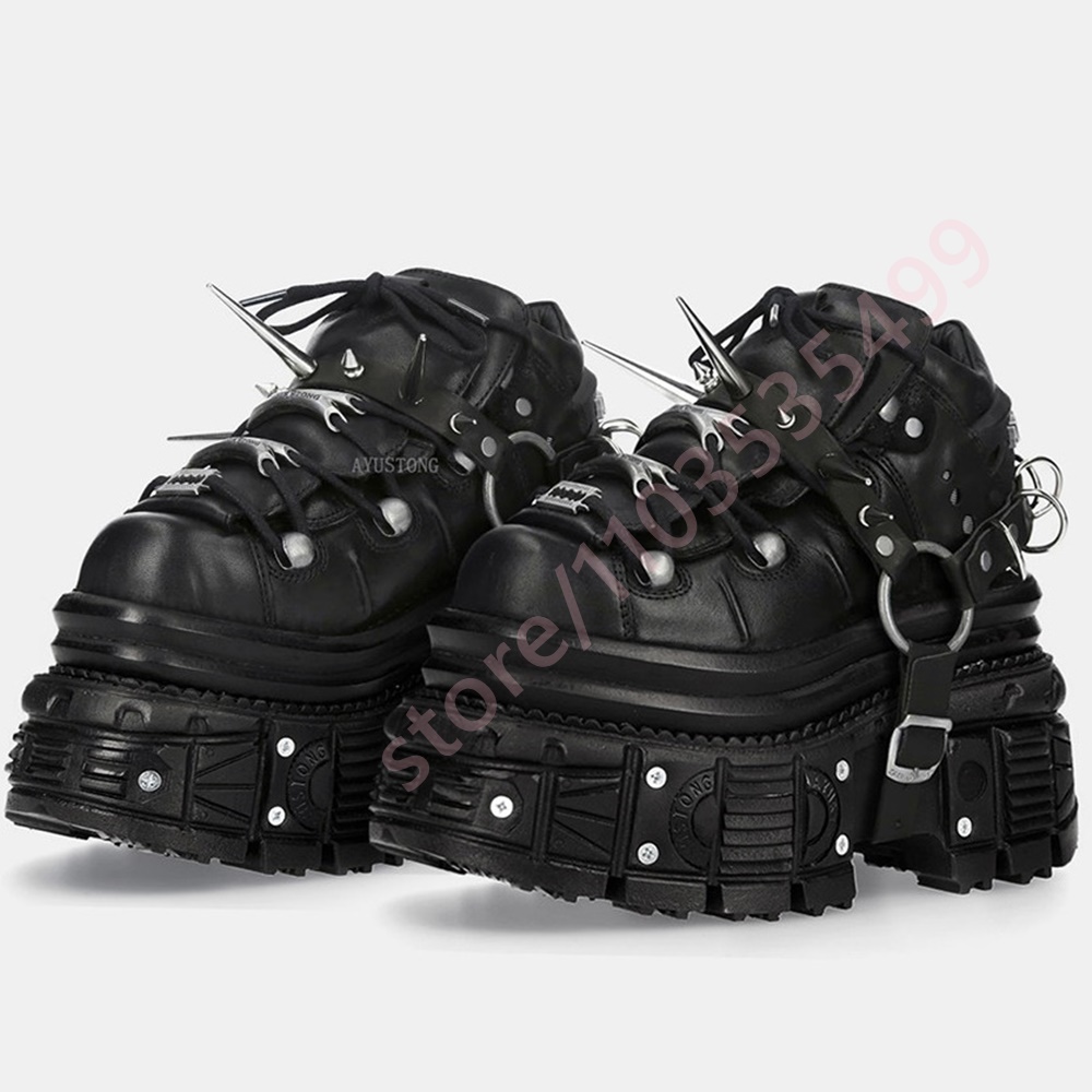 2026 뉴 블랙 고딕 펑크 플랫폼 스니커즈 여성용 스 - Wedge Espadrille Women 리뷰 및 가격